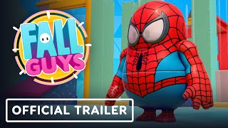 Fall Guys x SpiderMan  Official Collaboration Trailer [upl. by Rowen]