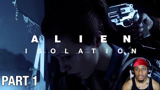 The BEGINNING Alien Isolation Part One  WALKTHROUGH [upl. by Ahsinuq]