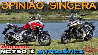 Honda NC 750 X DCT Moto AUTOMÁTICA para cidade e estrada Avaliação completa Preço VALE a PENA [upl. by Auqeenahs]