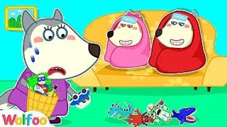 Wolfoo and Lucy pretend play sick cartoon for kids Wolfoo [upl. by Nedac]