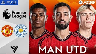 FC 25  Manchester United FC VS Leicester City FC  Premier League [upl. by Onairda716]