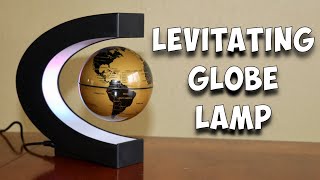 C Shape Magnetic Levitation Floating Globe Lamp So Cool [upl. by Layod]