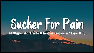 Sucker For Pain  Lil Wayne Wiz Khalifa Imagine Dragons Logic Ty Dolla ign Vietsub  Lyrics [upl. by Aiyekal]