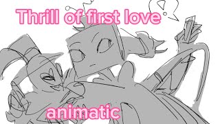 Thrill of first love Falsettos BUT it’s Voxval ANIMATIC hazbin hotel [upl. by Annaira392]