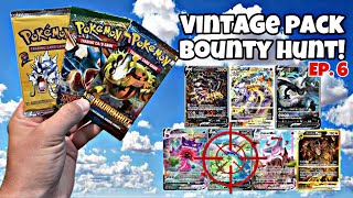 Pokémon Vintage Pack BOUNTY HUNTING Cheating allowed pokemon reaction opening collection fyp [upl. by Enelegna]