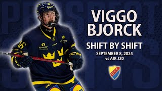 Viggo Björck vs AIK J20  Sep 8 2024  2026 NHL Draft [upl. by Kalina]