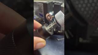 Tubular lock opened by self impressioning tool lockpicking lock [upl. by Kelley]