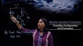 Fixed Bias Configuration of CE Transistor  Pillai College of Engineering  Prof Florence S  ECCF [upl. by Cleti]