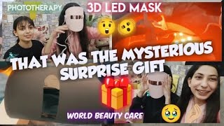 That Was The Mysterious Surprise Gift 🎁World Beauty Care3D LED MASK [upl. by Bridwell]