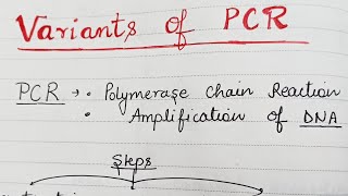 Variants of PCR Part 2 AFLP Asymmetric Real Time Colony Single cell Allele Specific PCR [upl. by Towbin383]