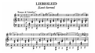 Kreisler Liebesleid  Piano accompaniment with violinpiano sheet music [upl. by Noremak592]