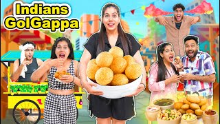 Indians and GolGappa  Sanjhalika Vlog [upl. by Aveer]