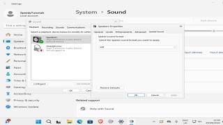 How To Turn on Spatial Sound in Windows 11 [upl. by Meridith519]