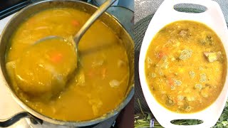 Delicious Split peas and pumpkin Soup [upl. by Enovi]