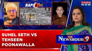 Tehseen Poonawalla Vs Suhel Seth Heated Debate On Times Now [upl. by Susanne]