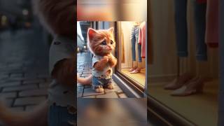 Sad kitten  cat catlover cartoon story kitten shorts [upl. by Aicilat]