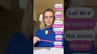 🇮🇹Coniugazione del verbo ESSERE Verb TO BE italian learnitalian italiano italia italy [upl. by Negam]