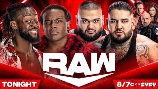 WWE 2K24 The New Day Vs Authors Of Pain  Raw 8524 [upl. by Anabelle]