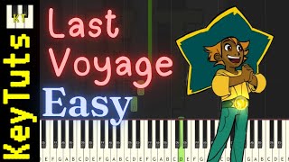 Last Voyage Spiritfarer  Easy Mode Piano Tutorial Synthesia [upl. by Nelubez]