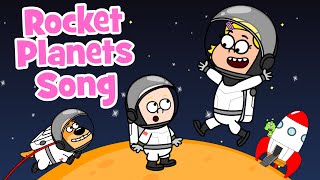 ♪ ♪ quotRocketquot Song for Children  quotRocketquot Planets Song  Hooray Kids Songs amp Nursery Rhymes  Space [upl. by Anahsirk]