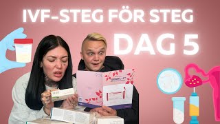 IVF STEG FÖR STEG Dag 5 [upl. by Docile]