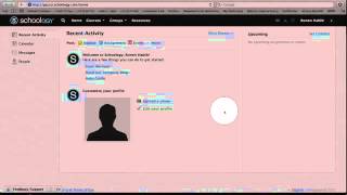 Schoology Login Tutorial [upl. by Sakiv]