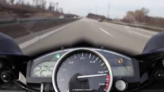 Yamaha R6 2007 Onboard Topspeed 295kmh 183mph [upl. by Bette]