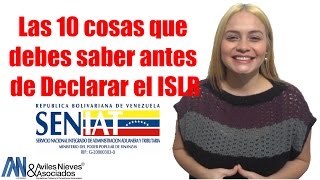 El ISLR │ 10 cosas que debes saber antes de declarar [upl. by Gaw]