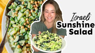 Rudys Sunshine Salad IsraeliInspired Tahini Salad [upl. by Atinel]