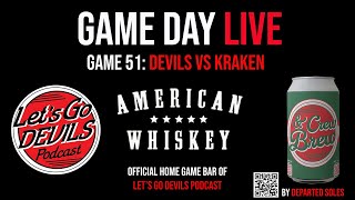 Game 51 Devils Vs Kraken Game Day Live [upl. by Adnilra]