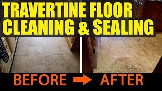 Travertine Floor Polishing Manchester [upl. by Liebman115]