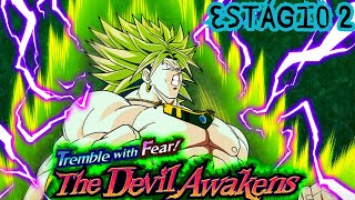 Planetary Destruction Feito Tremble With Fear The Devil Awakens Estágio 2 DBZ Dokkan Battle [upl. by Aremus]