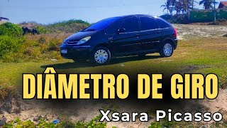 XSARA PICASSO  DIÂMETRO DE GIRO [upl. by Arries]