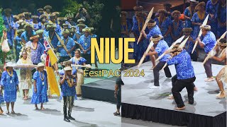 Niue  Opening Ceremony FestPAC 2024 [upl. by Dole]