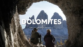 Cinematic Vlog with Sony ZVE1  Dolomites in October Autumn [upl. by Calvinna]