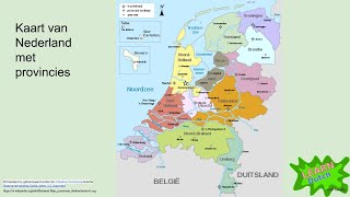 Provincies van Nederland [upl. by Lothair]