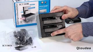 IcyBox IB121CLU3  Clonador de discos 25quot y 35quot  USB30 [upl. by Pearlman268]