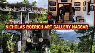 nicholas roerich art gallery naggar  art gallery manali  kullu manali tourist places  manali vlog [upl. by Canada]