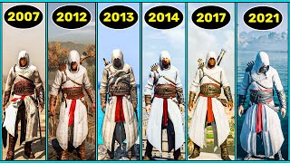 Evolution of Official ALTAIRS OUTFIT in Assassins Creed Games 20072021 [upl. by Herrick649]