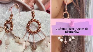 ARETES DE BISUTERIA  REDONDOS 🥰📌 [upl. by Annaeel]