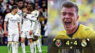 Villarreal vs Real Madrid 44 incroyable remontada Doublé de Arda Güler Sorloth voit quadriple [upl. by Adnirual]