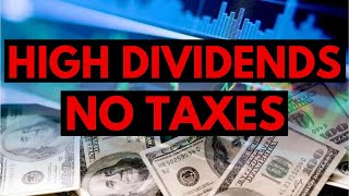 These High Yield Dividends Are Tax Free [upl. by Anatola633]