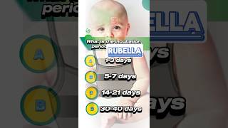 Rubella mcqs rubellamcqs viralinfection rqshes infantdisease [upl. by Adlar]