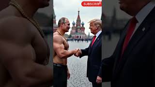 Donald Trump and Vladimir Putin at red square  ai generated video  ai video  ai presidents ai [upl. by Hallam991]