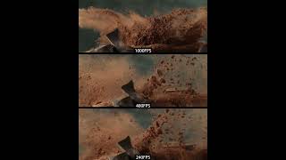 240fps vs 1000fps drop fps test chocolate into powder [upl. by Addiel]