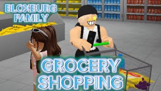 Going Grocery Shopping in Bloxburg [upl. by Indyc]