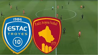 ESTAC Troyes AC 03 Rodez Aveyron Résumé du match  LIGUE 2  20242025 [upl. by Odnolor]