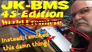 The JKBMS 4S8S Edition  World Premiere The best BMS now for your 12V LiFePO4 battery system [upl. by Gisella839]