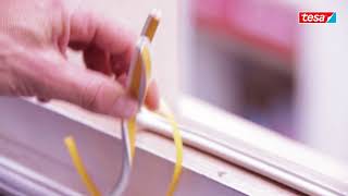 tesamoll® Draft Excluder Tape  seal your window and save energy [upl. by Laresa]