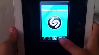 Reconnaître une musique sur un Smartphone  application shazam [upl. by Eimerej655]